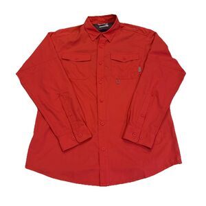 Columbia Men’s Shirt Omni Shade Medium Long Sleeve Button Up Vented Lightweight